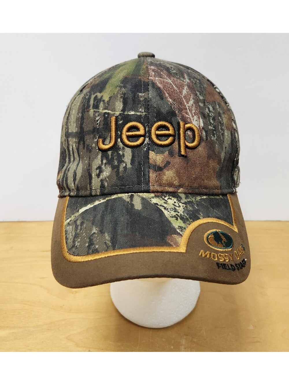 Vintage Jeep x Mossy Oak Field Staff Camouflage Hat Adjustable Baseball Cap